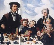 Maerten van heemskerck Art collections national the Haarlemer patrician Pieter Jan Foppeszoon with its family France oil painting reproduction
